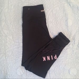 VS Pink Black Leggings